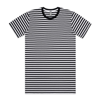 Black Stripe - MENS STAPLE STRIPE TEE - 5028 Thumbnail